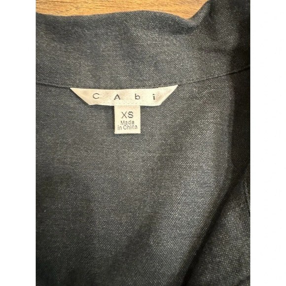 Cabi Women’s Jacket Cotton Lightweight Charcoal Gray X Small - Picture 12 of 12